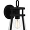 Quoizel Barber Outdoor Wall 1 Light Matte Black BAB8409MBK - alternate 4